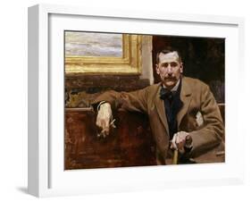 Benito Perez Galdos, 1894, Spanish School-Joaquín Sorolla y Bastida-Framed Premium Giclee Print