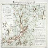 Map of the Parish of St Mary, Islington, London, 1793-Benjamin Baker-Stretched Canvas
