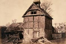 Timbered and Thatched Farm Building with Cart-Benjamin Brecknell Turner-Framed Photographic Print