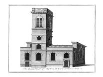'The South East Prospect of Temple Church', c1737-Benjamin Cole-Giclee Print
