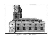 'The Parish Church of Alhallows the Great in Thames Street.', c1772-Benjamin Cole-Giclee Print