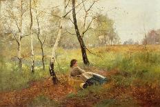 Resting-Benjamin D. Sigmund-Stretched Canvas