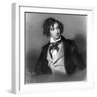 Benjamin Disraeli, 19th Century British Conservative Statesman and Writer-H Robinson-Framed Giclee Print