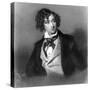 Benjamin Disraeli, 19th Century British Conservative Statesman and Writer-H Robinson-Stretched Canvas