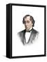 Benjamin Disraeli, 19th Century English Statesman and Literary Figure-null-Framed Stretched Canvas