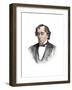 Benjamin Disraeli, 19th Century English Statesman and Literary Figure-null-Framed Giclee Print