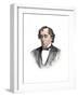 Benjamin Disraeli, 19th Century English Statesman and Literary Figure-null-Framed Giclee Print