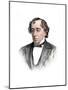Benjamin Disraeli, 19th Century English Statesman and Literary Figure-null-Mounted Giclee Print