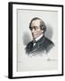 Benjamin Disraeli, 1st Earl of Beaconsfield (1804-188), British Conservative Statesman, C1880-Petter & Galpin Cassell-Framed Giclee Print