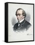 Benjamin Disraeli, 1st Earl of Beaconsfield (1804-188), British Conservative Statesman, C1880-Petter & Galpin Cassell-Framed Stretched Canvas