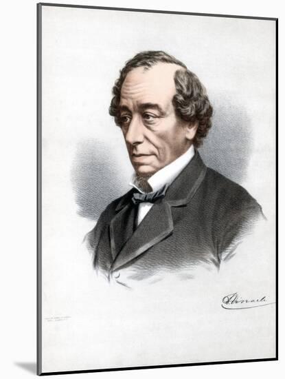 Benjamin Disraeli, 1st Earl of Beaconsfield, British Conservative Statesman, C1890-Petter & Galpin Cassell-Mounted Giclee Print