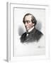 Benjamin Disraeli, 1st Earl of Beaconsfield, British Conservative Statesman, C1890-Petter & Galpin Cassell-Framed Giclee Print