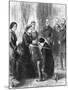 Benjamin Disraeli Being Ordained by Queen of England-null-Mounted Giclee Print
