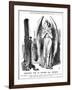 Benjamin Disraeli, British Conservative, Cartoon from Punch, 1864-John Tenniel-Framed Giclee Print