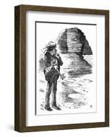 Benjamin Disraeli Buys Suez Canal Shares-John Tenniel-Framed Art Print