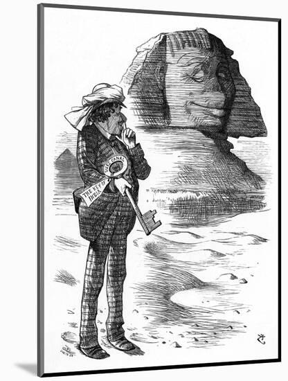 Benjamin Disraeli Buys Suez Canal Shares-John Tenniel-Mounted Art Print