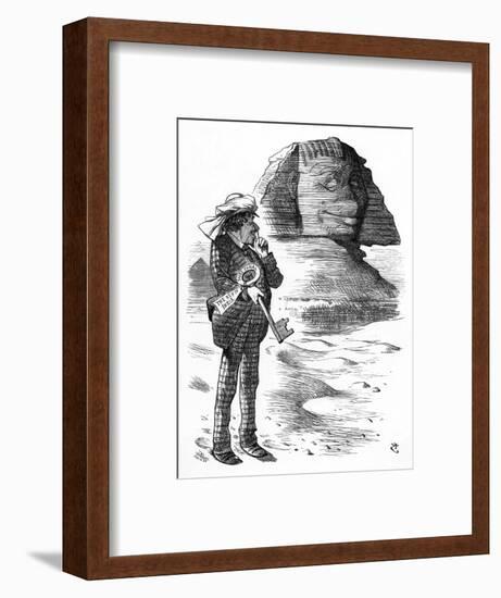 Benjamin Disraeli Buys Suez Canal Shares-John Tenniel-Framed Art Print