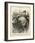 Benjamin Disraeli Dizzy Has Turned the Conservative Party into a Rogue Elephant-null-Framed Art Print