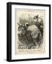 Benjamin Disraeli Dizzy Has Turned the Conservative Party into a Rogue Elephant-null-Framed Art Print