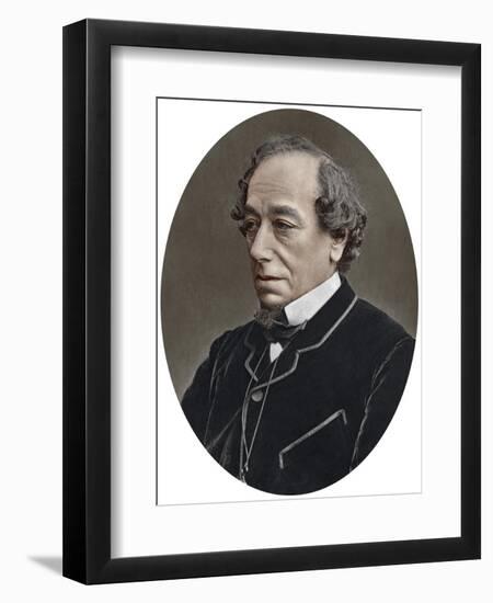 Benjamin Disraeli, Earl of Beaconsfield, British Conservative Prime Minister, 1881-Lock & Whitfield-Framed Premium Giclee Print