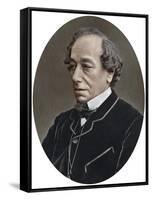 Benjamin Disraeli, Earl of Beaconsfield, British Conservative Prime Minister, 1881-Lock & Whitfield-Framed Stretched Canvas