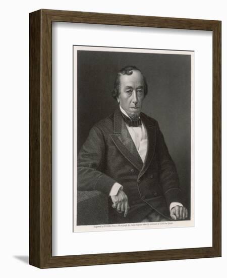 Benjamin Disraeli Statesman-W. Roffe-Framed Art Print