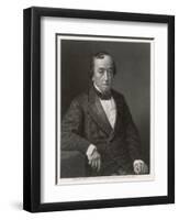 Benjamin Disraeli Statesman-W. Roffe-Framed Art Print