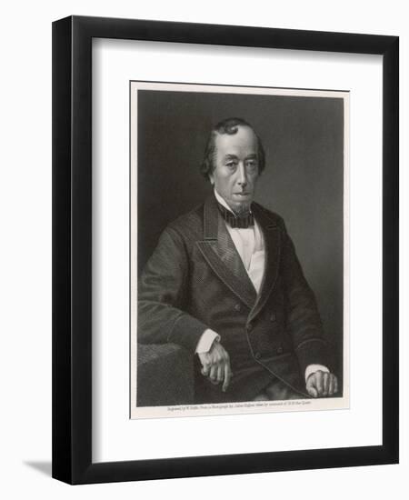 Benjamin Disraeli Statesman-W. Roffe-Framed Art Print