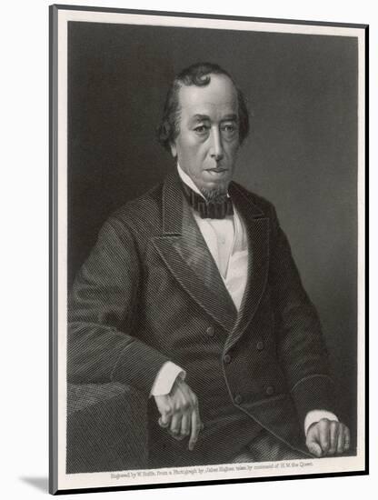 Benjamin Disraeli Statesman-W. Roffe-Mounted Art Print