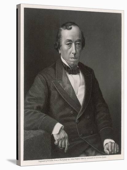 Benjamin Disraeli Statesman-W. Roffe-Stretched Canvas