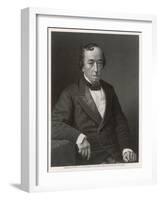 Benjamin Disraeli Statesman-W. Roffe-Framed Art Print