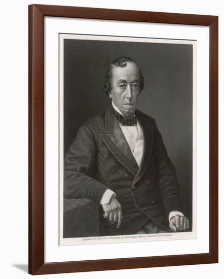 Benjamin Disraeli Statesman-W. Roffe-Framed Art Print