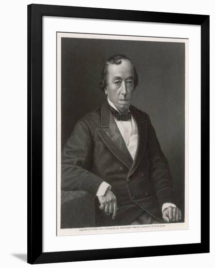 Benjamin Disraeli Statesman-W. Roffe-Framed Art Print