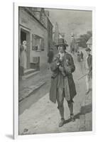 Benjamin Frankin Arriving in Philadelphia-Charles Mills Sheldon-Framed Giclee Print