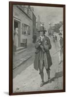 Benjamin Frankin Arriving in Philadelphia-Charles Mills Sheldon-Framed Giclee Print