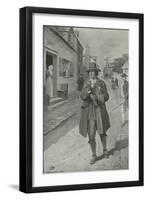 Benjamin Frankin Arriving in Philadelphia-Charles Mills Sheldon-Framed Giclee Print