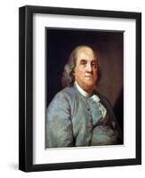 Benjamin Franklin (1706-1790)-Joseph Siffred Duplessis-Framed Premium Giclee Print