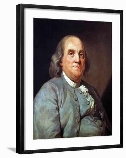 Benjamin Franklin (1706-1790)-Joseph Siffred Duplessis-Framed Giclee Print