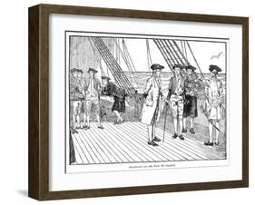 Benjamin Franklin (1706-1790)-Howard Pyle-Framed Giclee Print