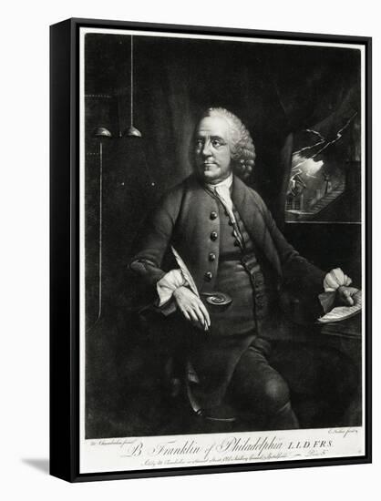 Benjamin Franklin, 1884-90-null-Framed Stretched Canvas