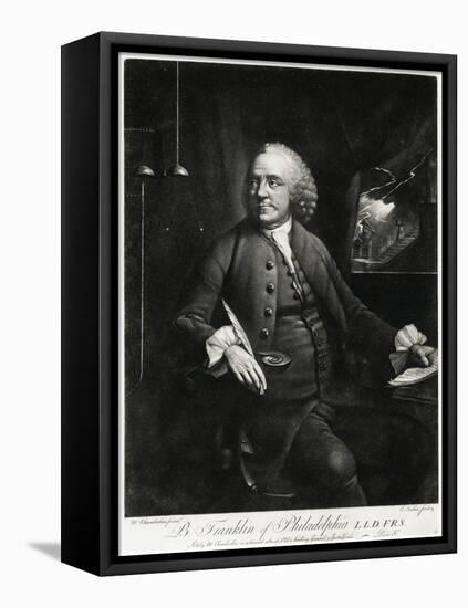 Benjamin Franklin, 1884-90-null-Framed Stretched Canvas