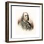 Benjamin Franklin, American Polymath-Science Source-Framed Giclee Print