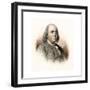 Benjamin Franklin, American Polymath-Science Source-Framed Giclee Print