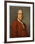 Benjamin Franklin, American Scientist and Politician, 1782-Joseph of Derby Wright-Framed Giclee Print