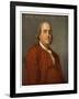 Benjamin Franklin, American Scientist and Politician, 1782-Joseph of Derby Wright-Framed Giclee Print