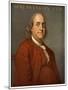 Benjamin Franklin, American Scientist and Politician, 1782-Joseph of Derby Wright-Mounted Giclee Print