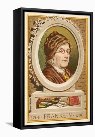 Benjamin Franklin, American Scientist, Inventor and Politician-null-Framed Stretched Canvas