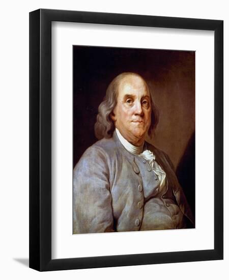 Benjamin Franklin, American Statesman, Printer and Scientist, 1778-null-Framed Giclee Print