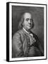 Benjamin Franklin, American Statesman, Printer and Scientist, 20th Century-Joseph Siffred Duplessis-Framed Stretched Canvas