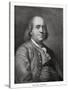 Benjamin Franklin, American Statesman, Printer and Scientist, 20th Century-Joseph Siffred Duplessis-Stretched Canvas